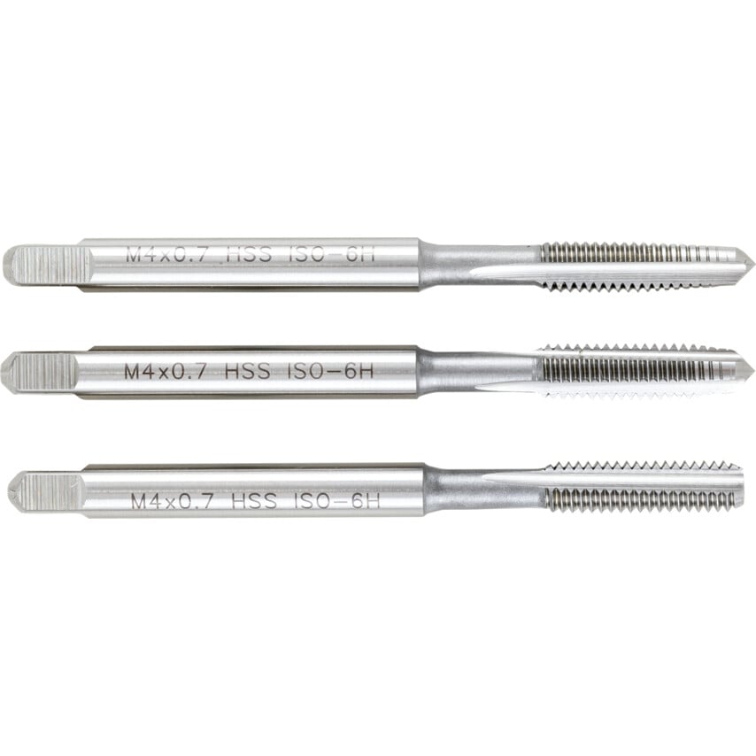 4.0X0.70MM HSSGT Straight Flute Tap Set