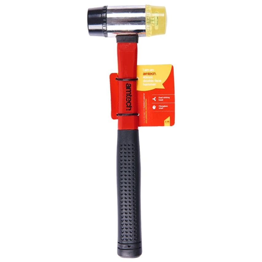 40mm (1.6") Panel Beating Hammer with Fibreglass Shaft
