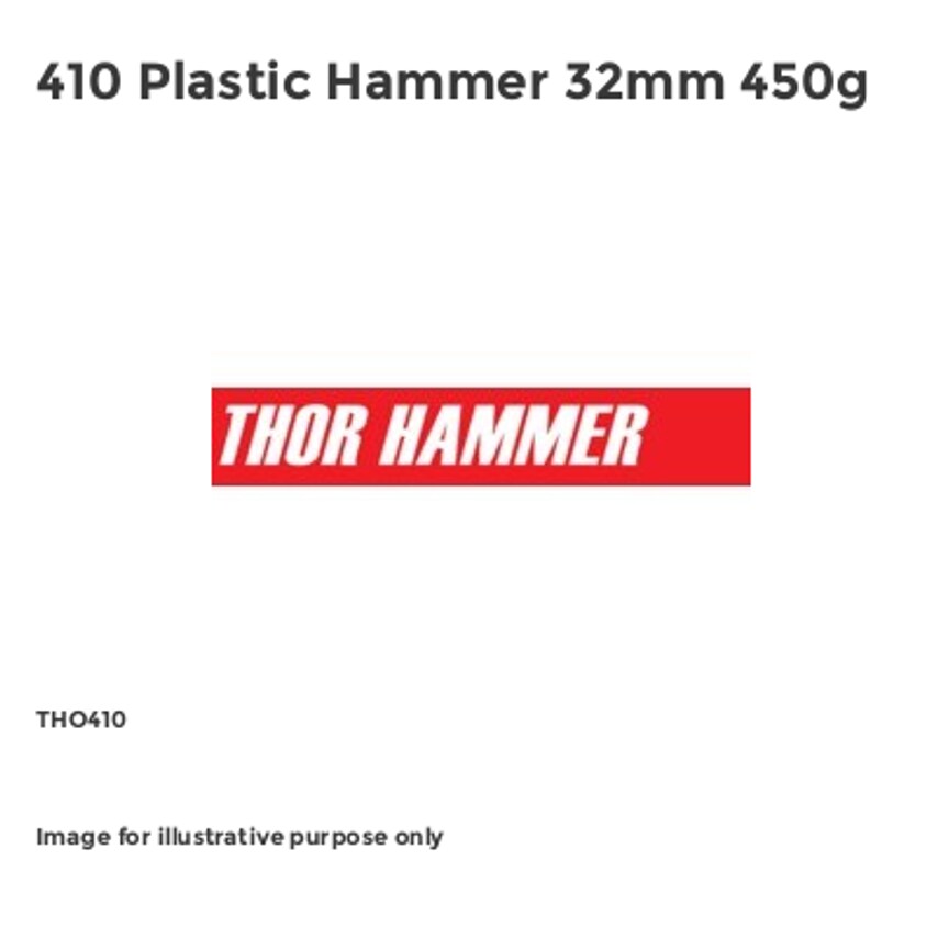 410 Plastic Hammer 32mm 450g
