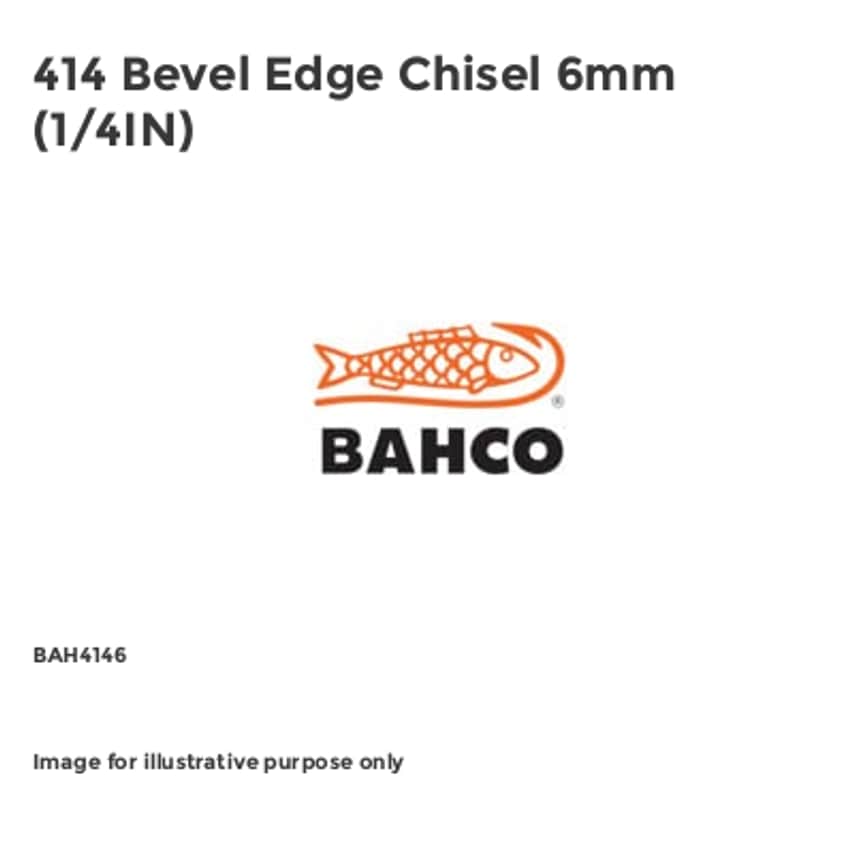 414 Bevel Edge Chisel 6mm (1/4IN)