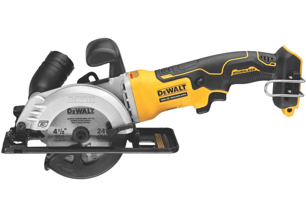 DeWalt DCS571N-XJ 115mm 18V Li-Ion XR Brushless Cordless Compact Circular Saw - Bare
