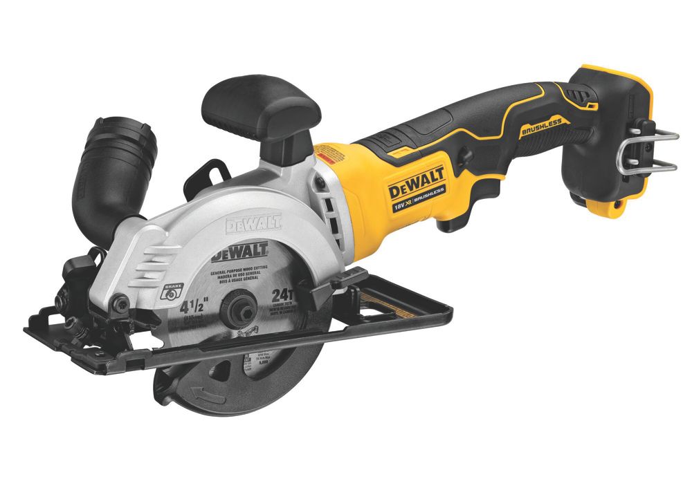DeWalt DCS571N-XJ 115mm 18V Li-Ion XR Brushless Cordless Compact Circular Saw - Bare