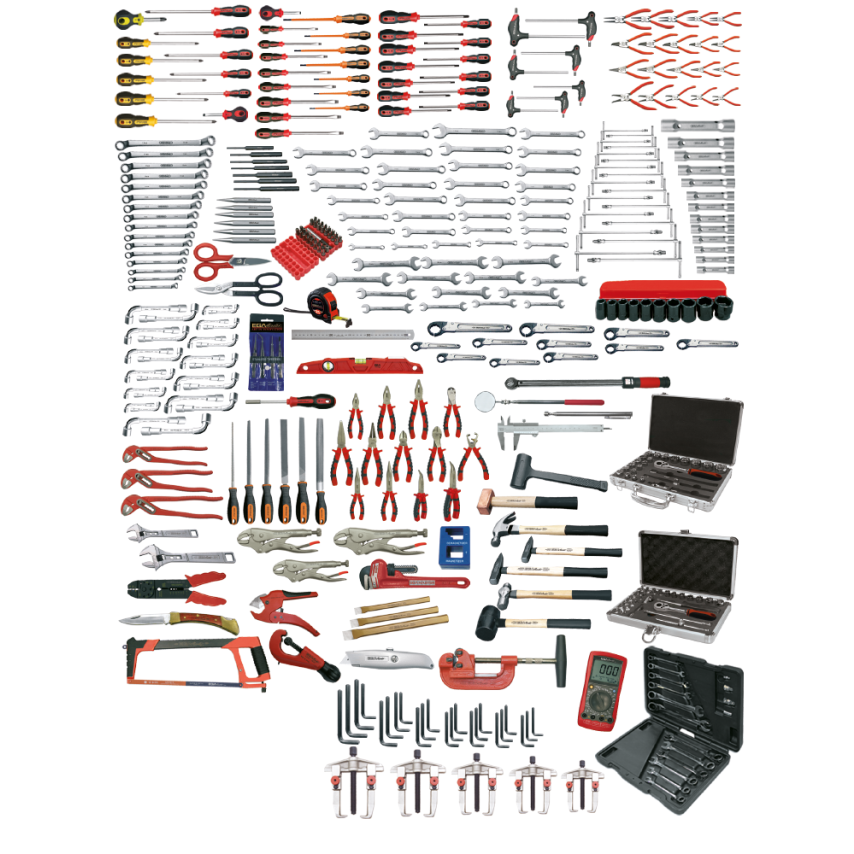 416 Piece Mechanics Set with Roller Cabinet