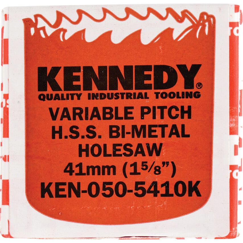 41mm Diameter (1.5/8") Bi-Metal V/P Holesaw