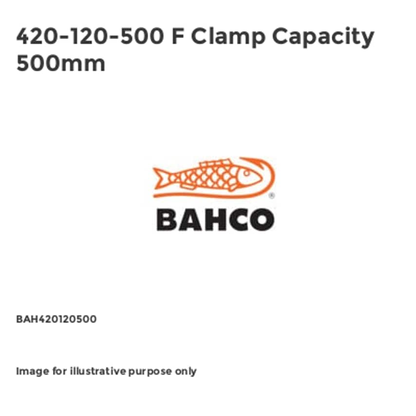 420-120-500 F Clamp Capacity 500mm