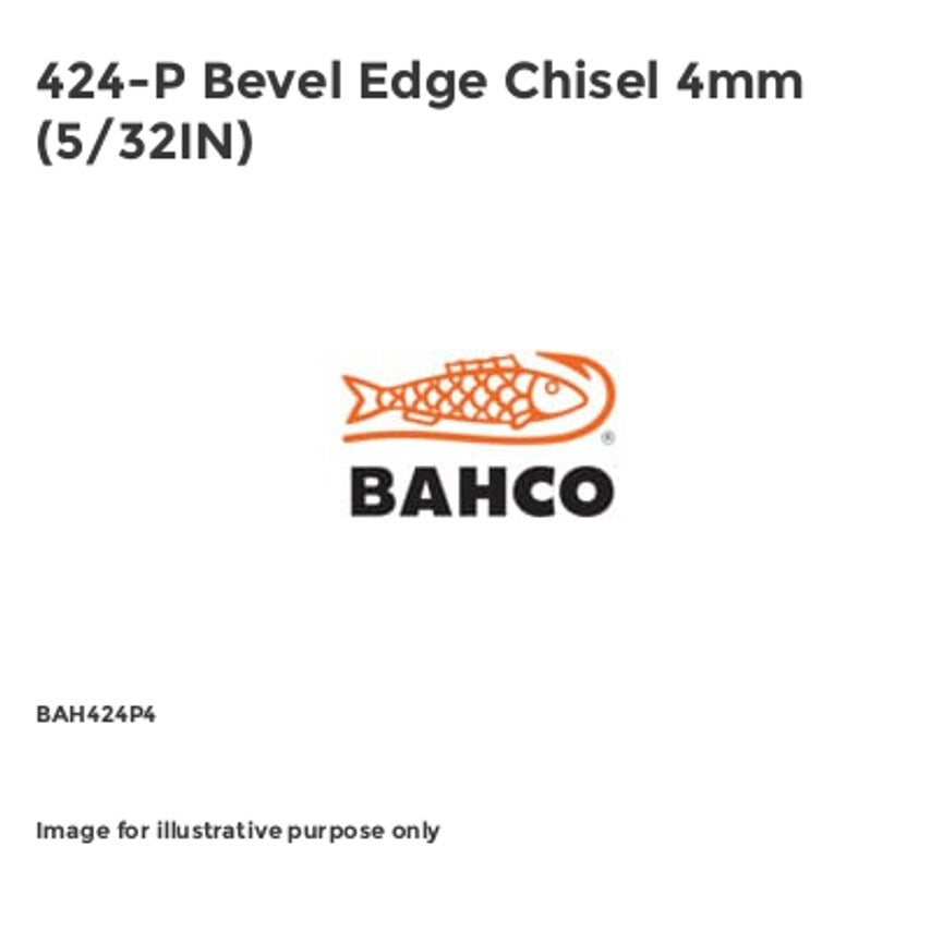 424-P Bevel Edge Chisel 4mm (5/32IN)