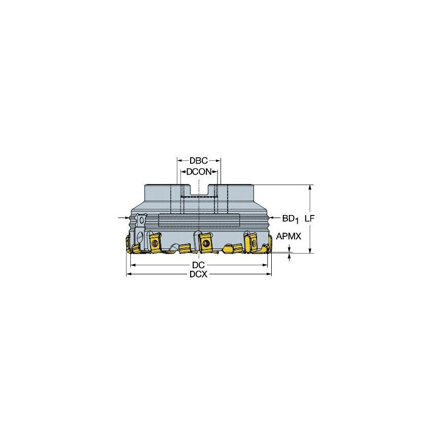 425-250Q60-17H Face Mill