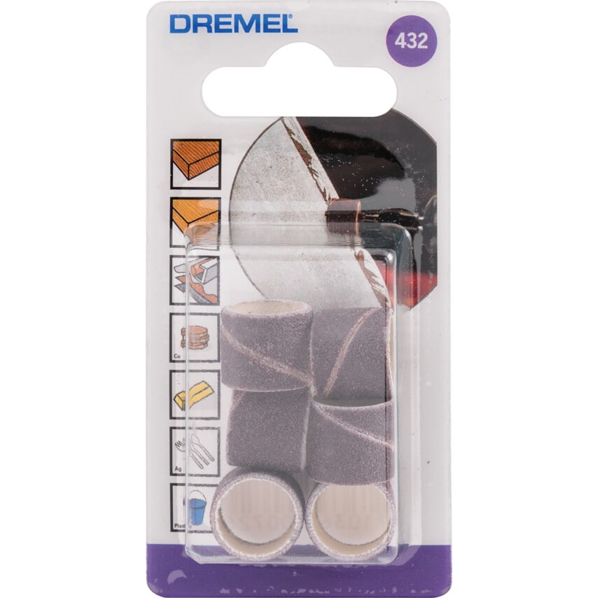 432 Sanding Band 13mm G12 0, Pack of 6