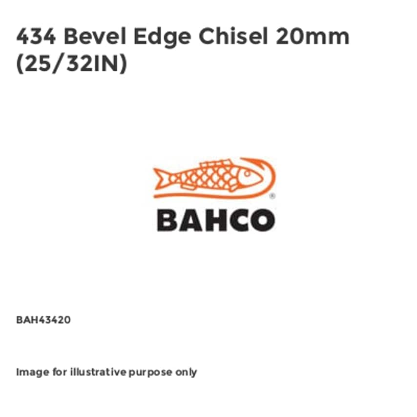 434 Bevel Edge Chisel 20mm (25/32IN)