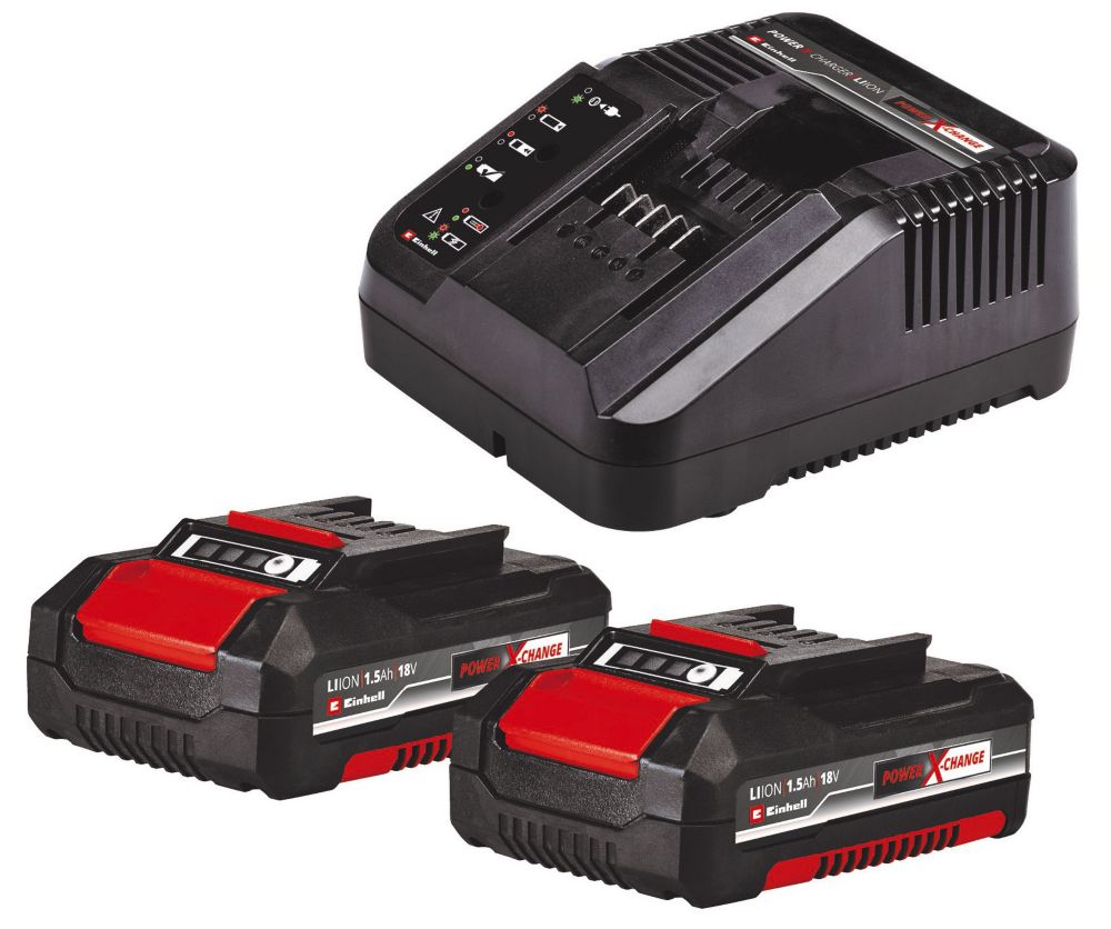 Einhell TE-CD 18/2 Li-i Kit 18V 2 x 1.5Ah Li-Ion Power X-Change  Cordless Impact Drill