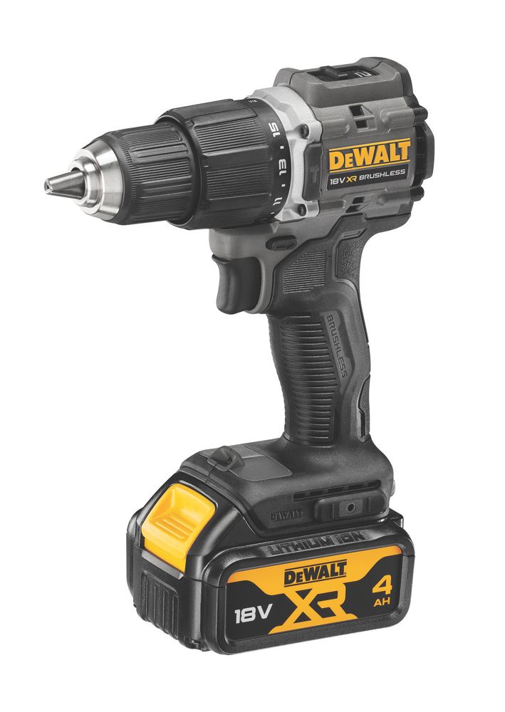 DeWalt 100 Year DCD100M1T-GB 18V 1 x 4Ah Li-Ion XR Brushless Cordless Combi Drill