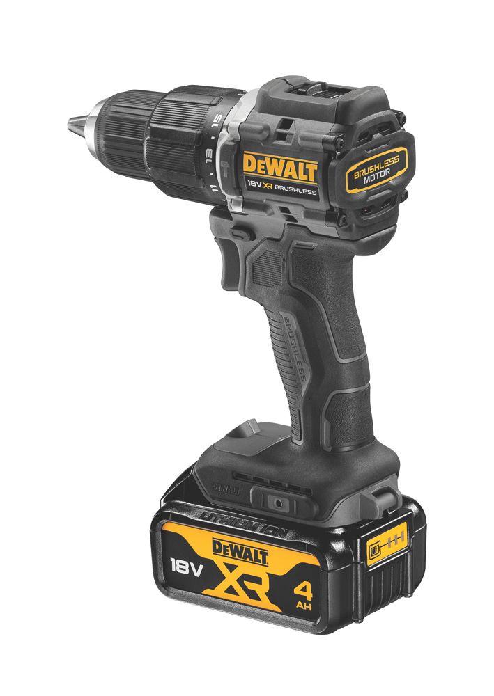 DeWalt 100 Year DCD100M1T-GB 18V 1 x 4Ah Li-Ion XR Brushless Cordless Combi Drill