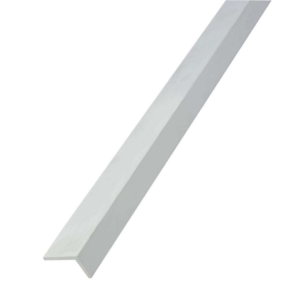 Rothley White Plastic Angle 2000mm x 10mm x 20mm