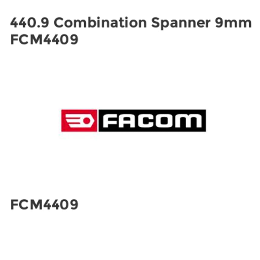 440.9 Combination Spanner 9mm FCM4409