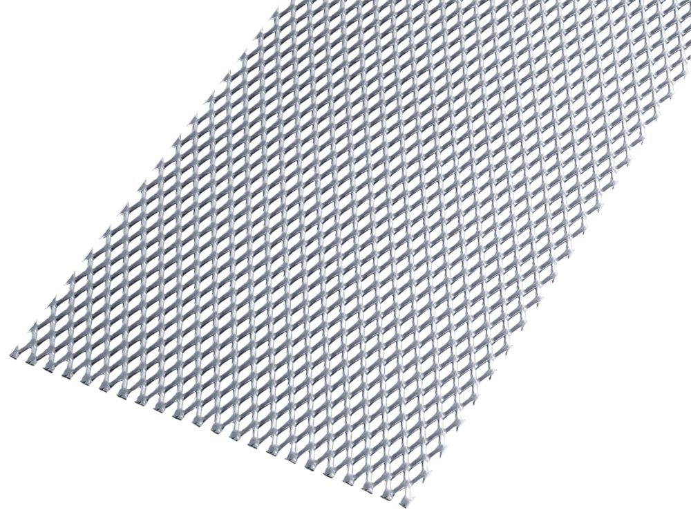 Rothley Stretched Perforated Protective Door Plate Steel 250mm x 500mm