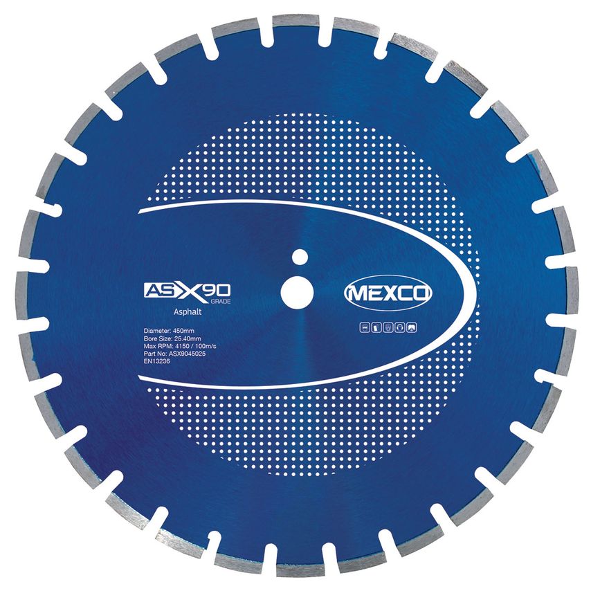 450mm ASX90 Asphalt Tarmac Diamond Blade