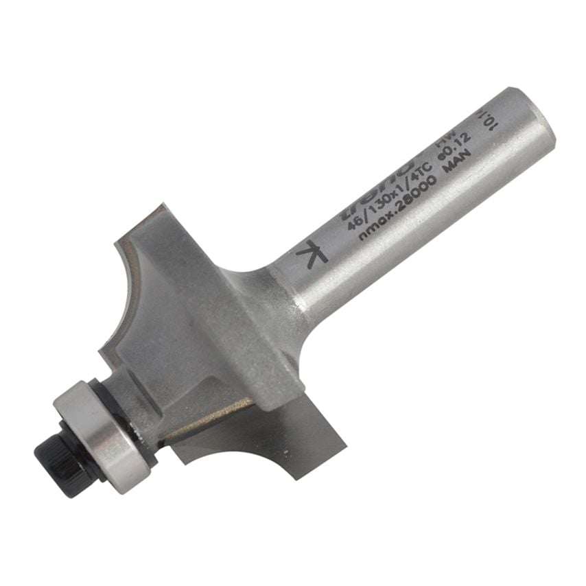 46/130 x 1/4 TCT Bearing Guided Ovolo & Round Over 6.3mm Radius TRE4613014TC