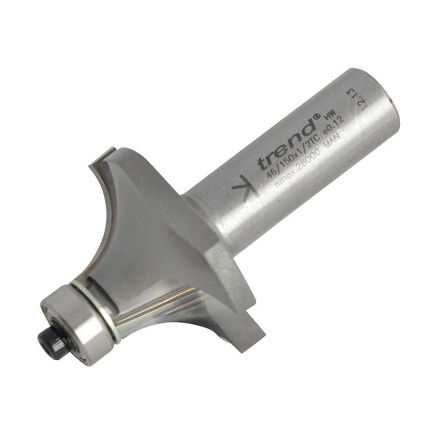 46/150 x 1/2 TCT Bearing Guided Ovolo & Round Over 12.7mm Radius TRE4615012TC