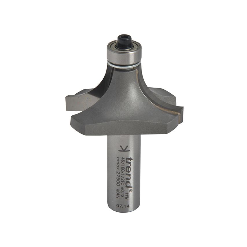 46/160 x 1/2 TCT Bearing Guided Ovolo & Round Over 16mm Radius TRE4616012TC