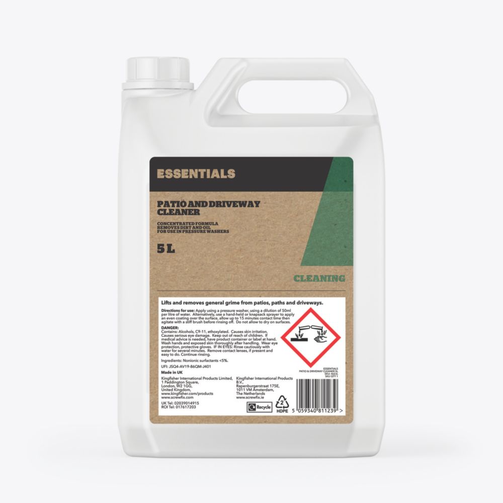 Essentials   Patio & Driveway Cleaner 5Ltr