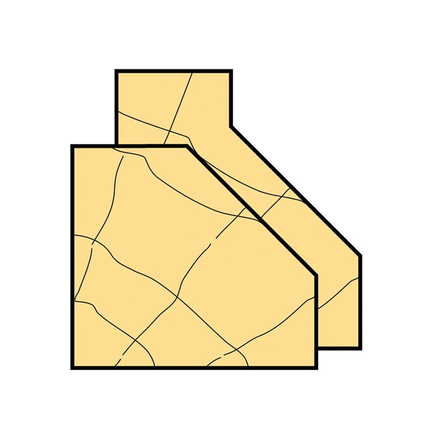 46/38 x 1/2 TCT Bearing Guided Chamfer 45 50 x 19mm TRE463812TC