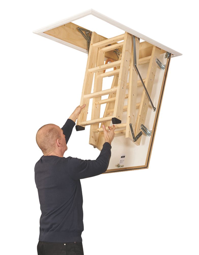 TB Davies FireFold Fire Rated 2.75m Loft Ladder Kit
