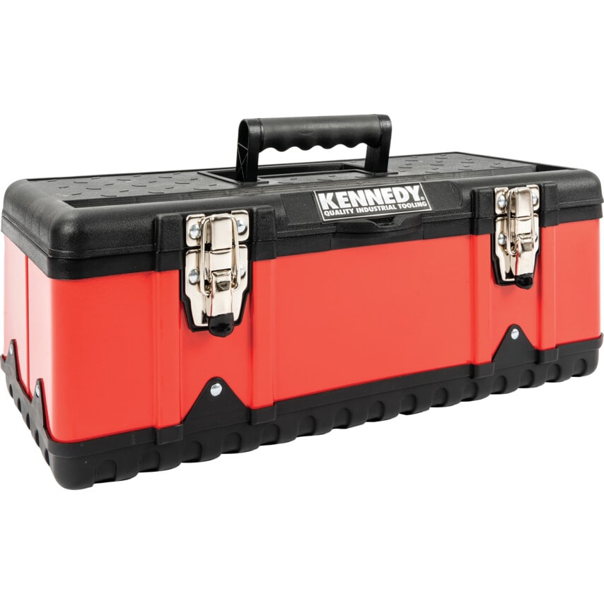470x582mm Red Metal Toolbox Set 2-PCE