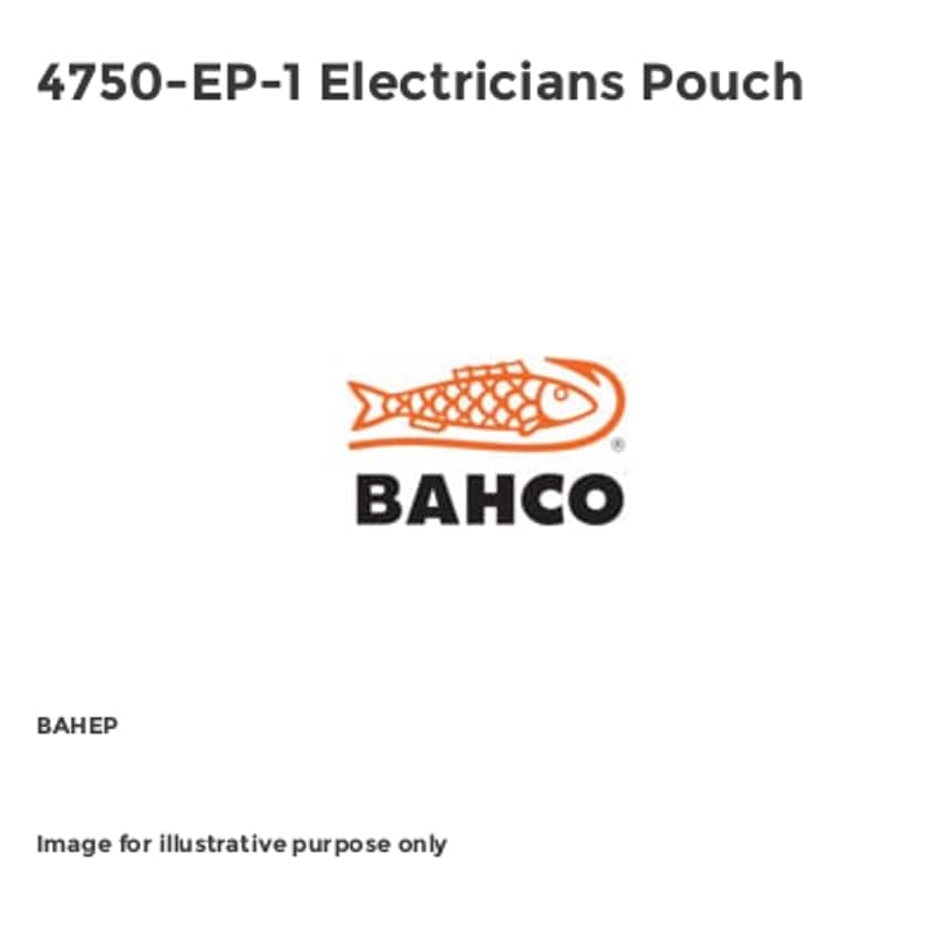 4750-EP-1 Electricians Pouch