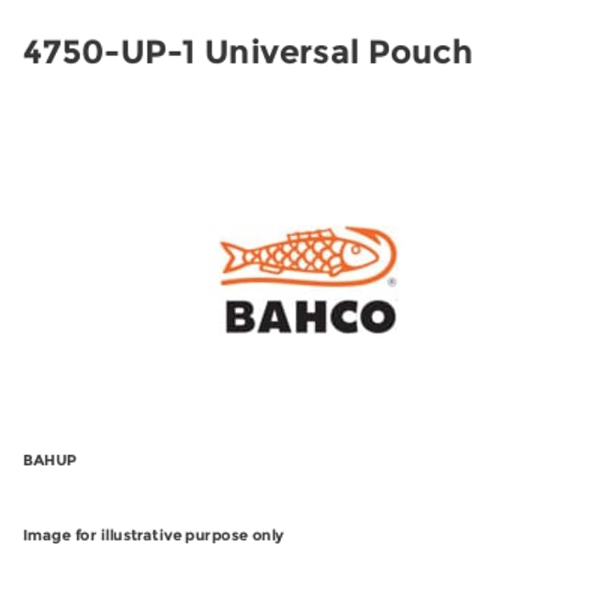 4750-UP-1 Universal Pouch BAHUP
