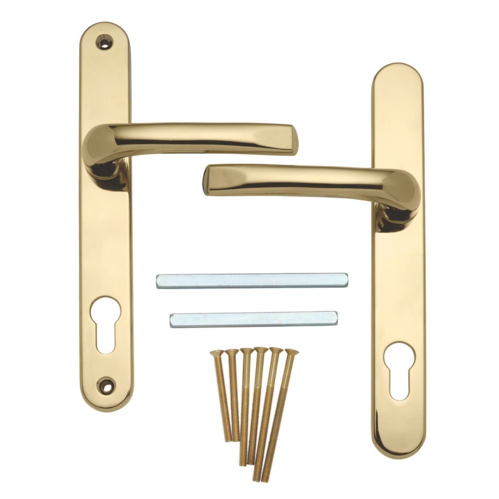 Mila ProLinea Lever Door Handles Type B Pair Gold