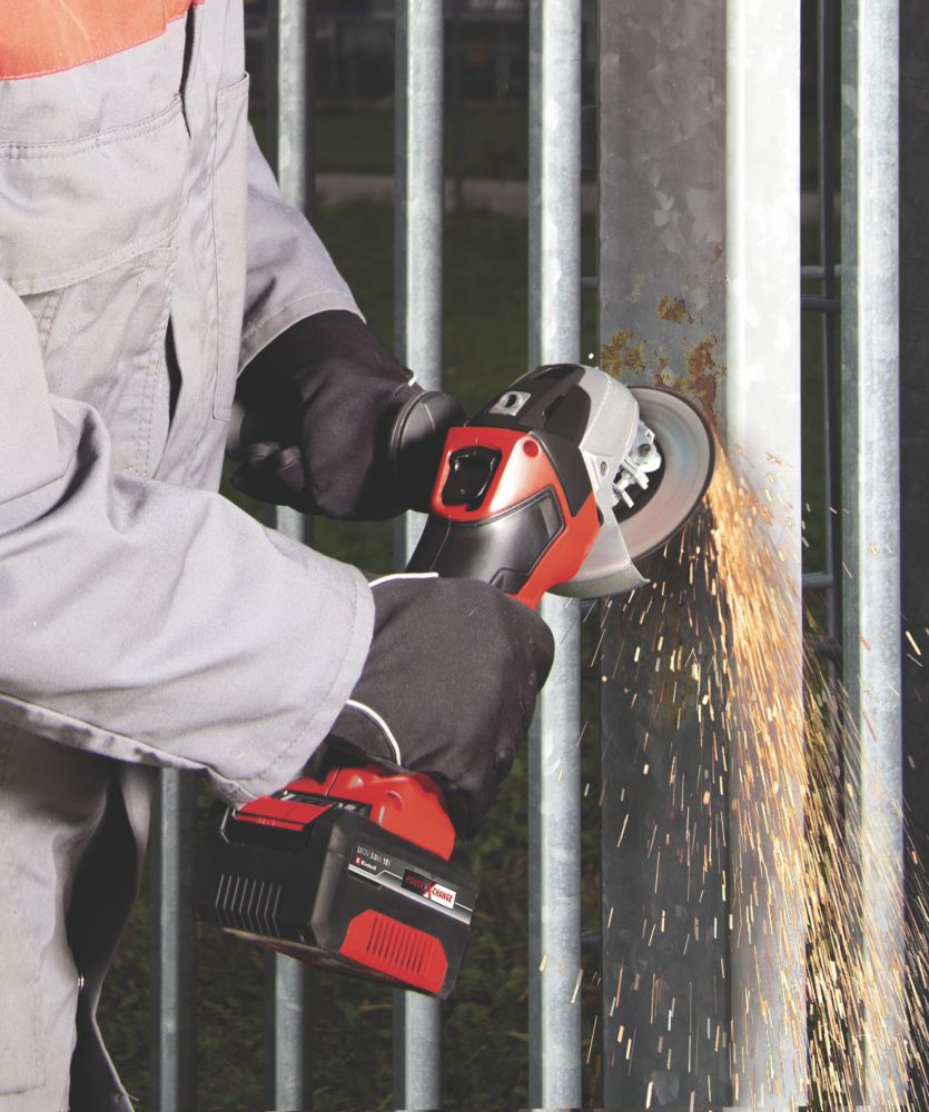 Einhell TE-AG 18/115 Li-Solo Acc 18V Li-Ion Power X-Change 4 1/2"  Cordless Angle Grinder - Bare