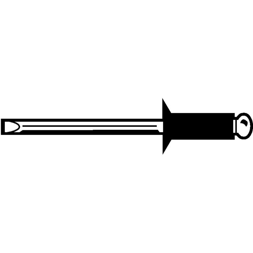 4.8X14MM Multigrip Countersunk Blind Rivet Aluminium Steel (BX-500)