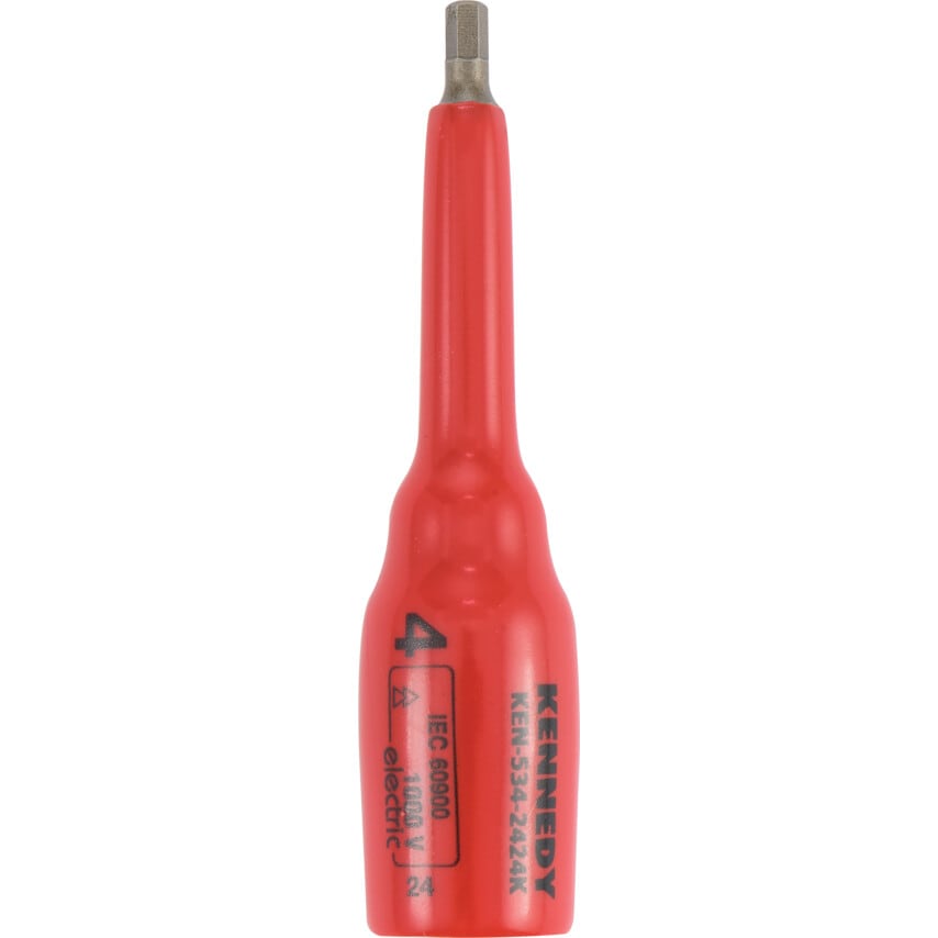 4MM Insulated Deep Hexagonal Socket 3/8" Sq/Dr - 1000 V