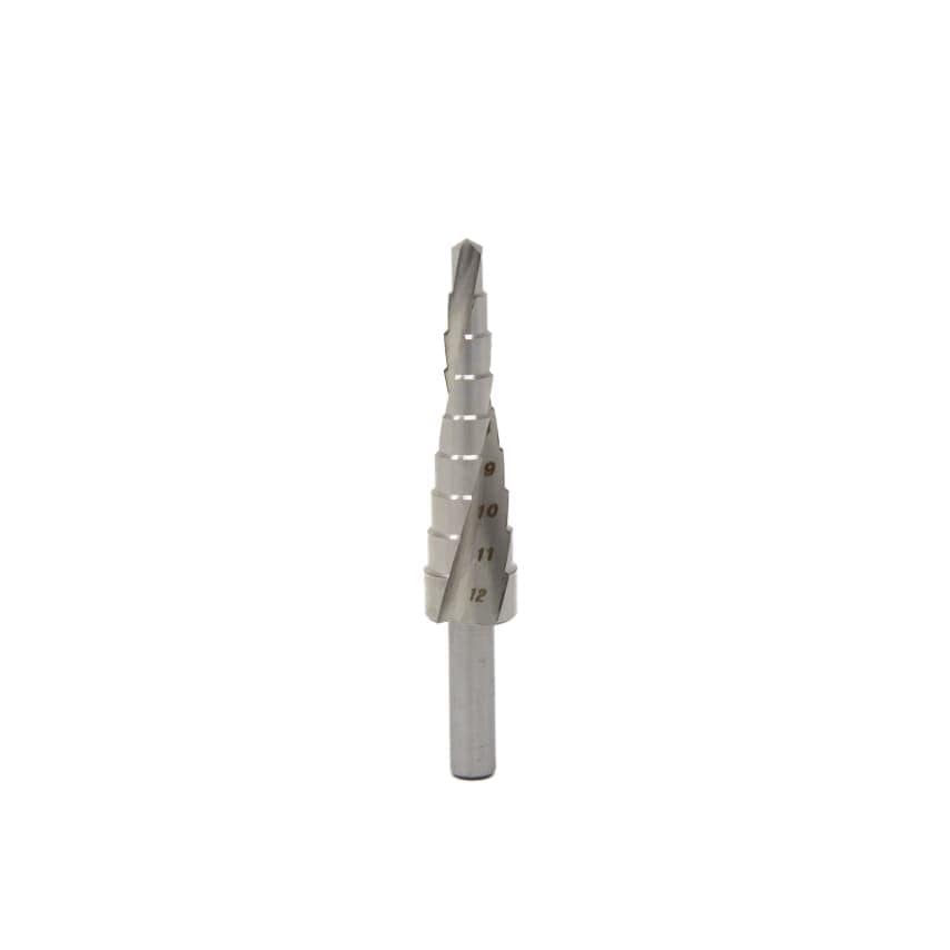 4MM to 12MM X 1MM Spiral Flute 9 Step Drill
