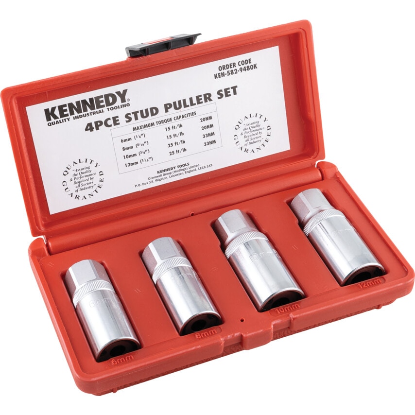4PC Stud Puller Set 6-12m M