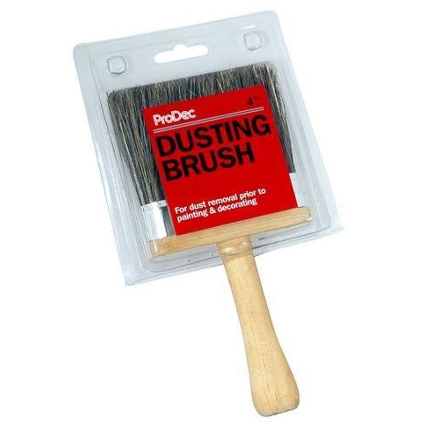 4" Grey Bristle Dusting Brush
