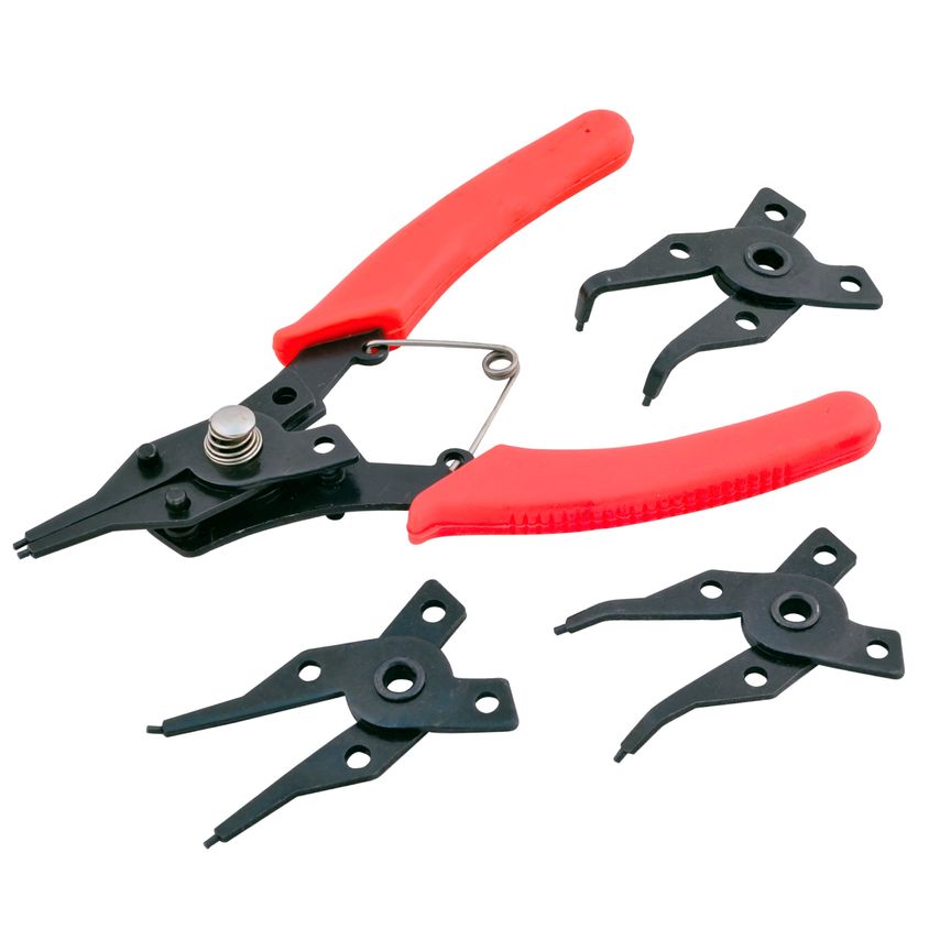 4 Head Circlip Pliers Set
