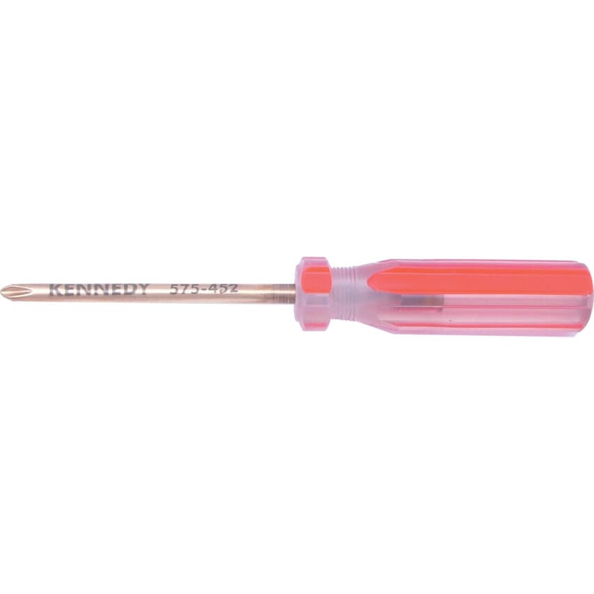 4 NO2PT Spark Resistant Pozi Screwdriver Al-Br"