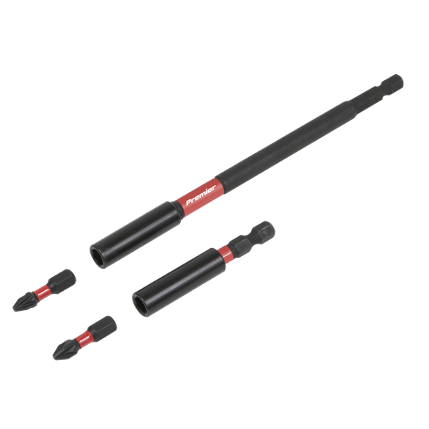 4 Piece Impact Grade Power Tool Bit Holder Set AK8276