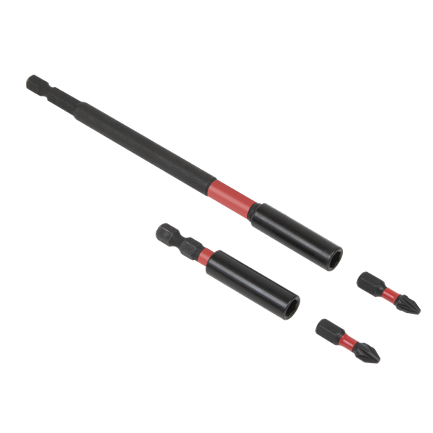 4 Piece Impact Grade Power Tool Bit Holder Set AK8276