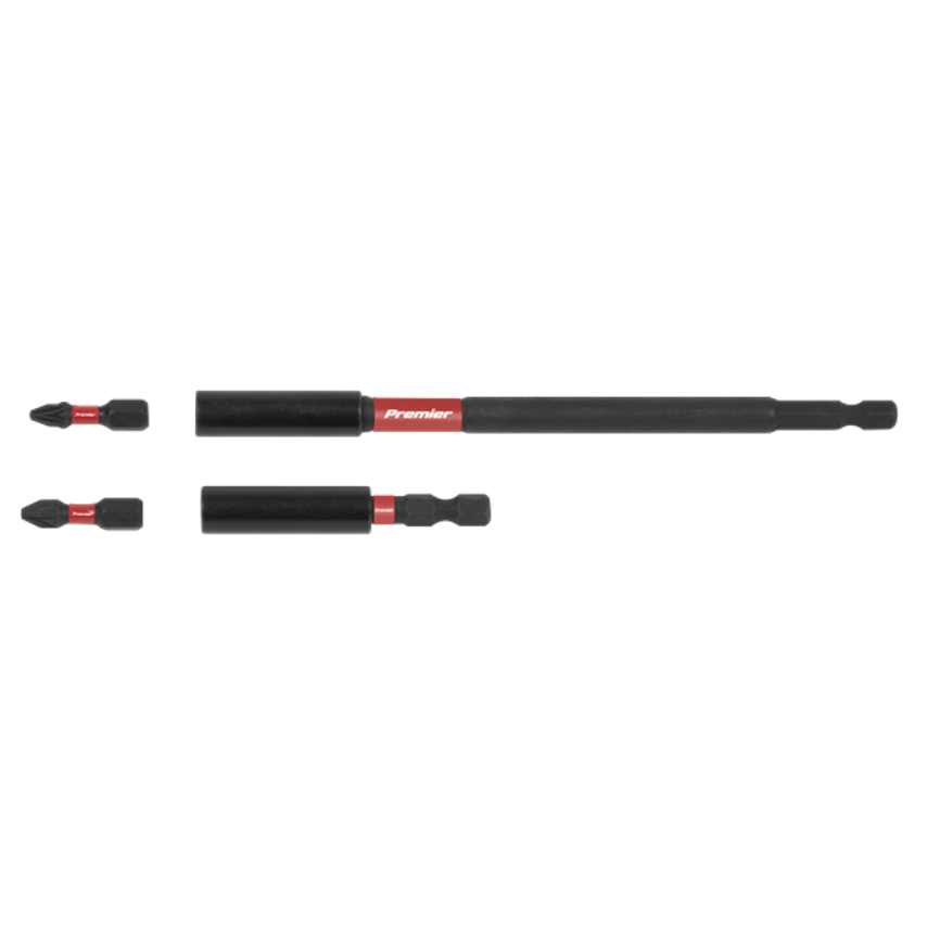 4 Piece Impact Grade Power Tool Bit Holder Set AK8276