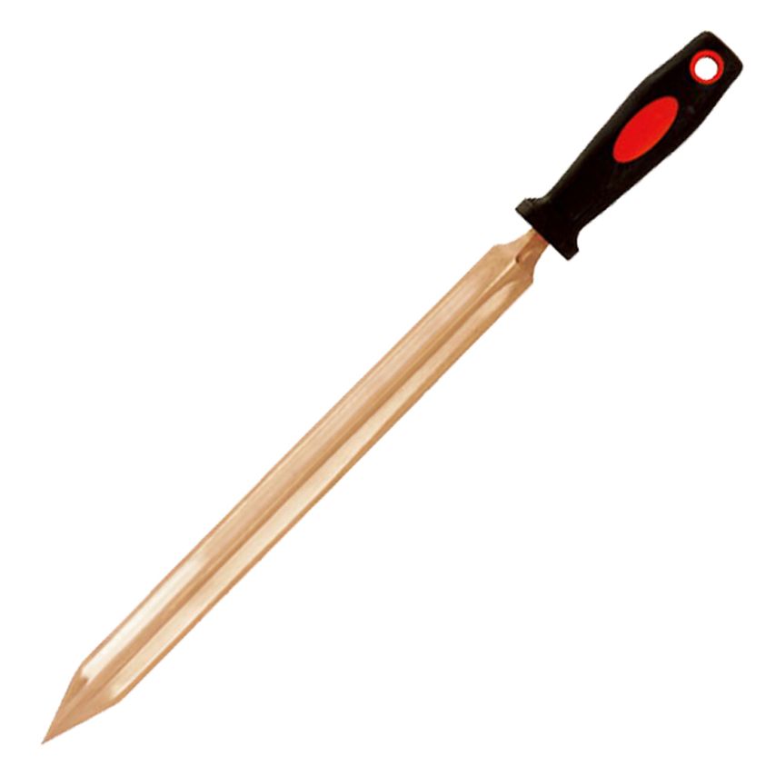 4" Triangular Scraper Beryllium Copper Non-Spark
