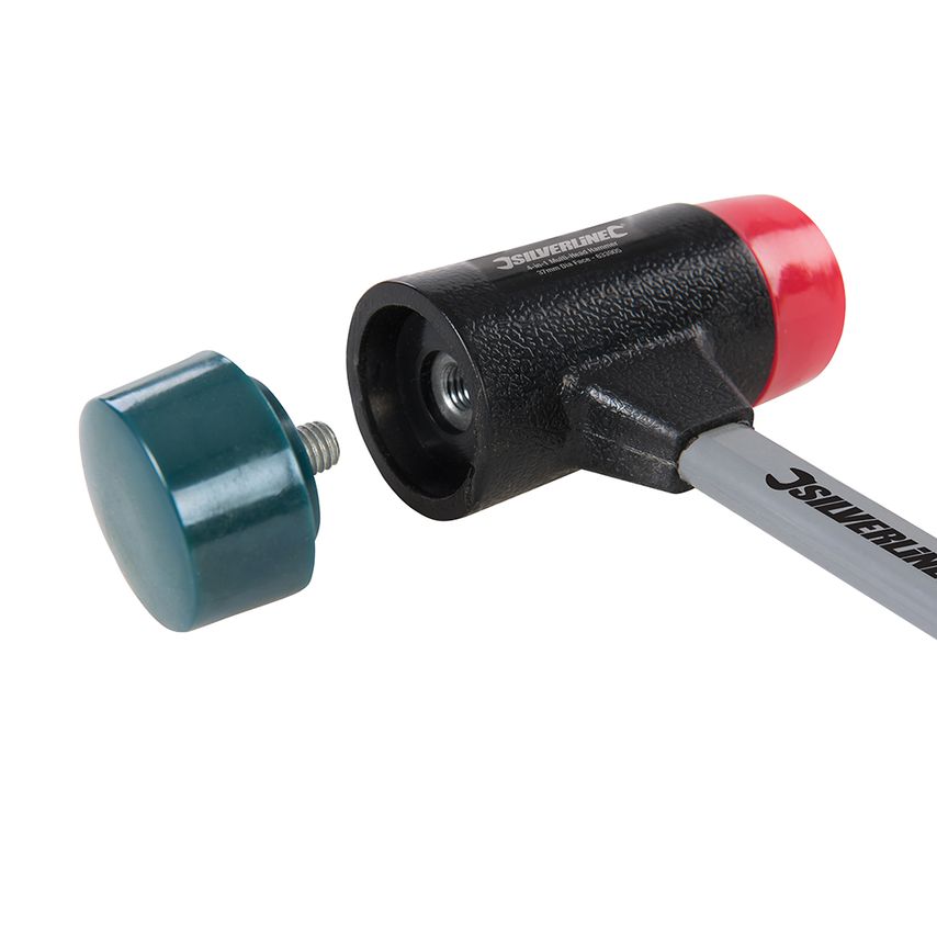 4-in-1 Multi-Head Hammer 37mm Dia Face
