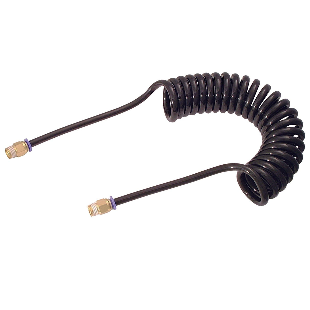4mm OD x 2 MTR x 1/4in BSPT Poly Coil Assembly - PUC4/2-14