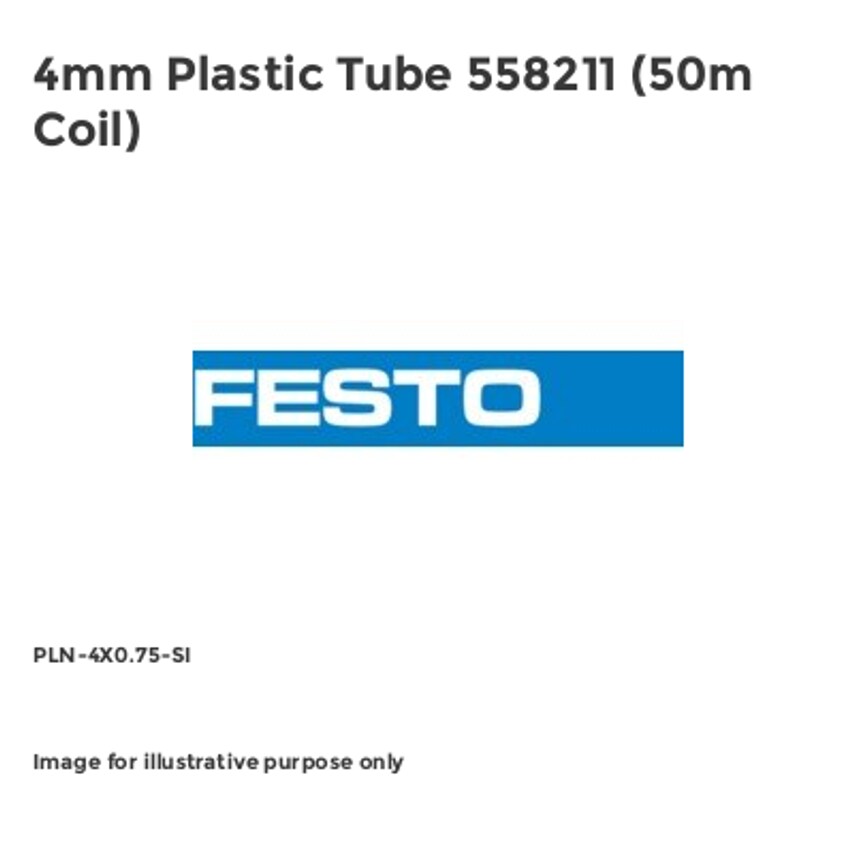 4mm Plastic Tube 558211 (50m Coil)