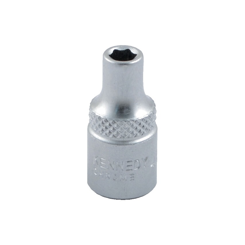 4mm Single Hex Socket 1/4" Square Drive