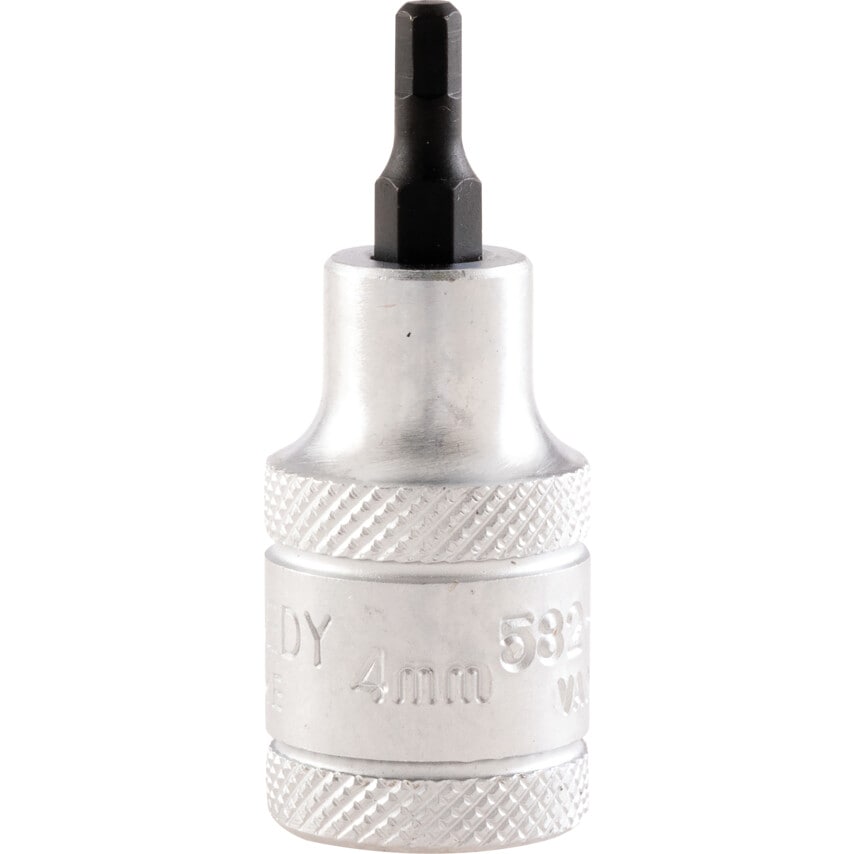 4mm x 55mm Hex Bit Socket 1/2" Square Drive