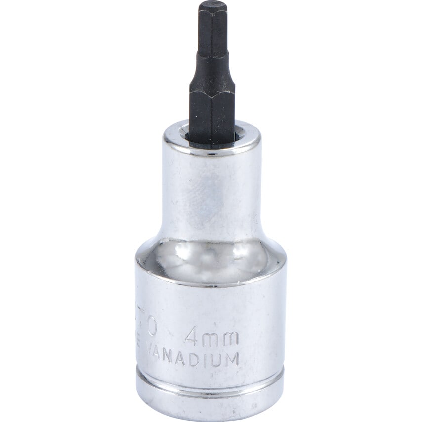 4mm x 55mm Hex Bit Socket 1/2" Square Drive