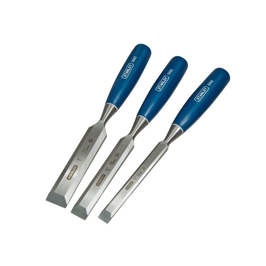 5002 Bevel Edge Chisel Set, 3 Piece STA016128
