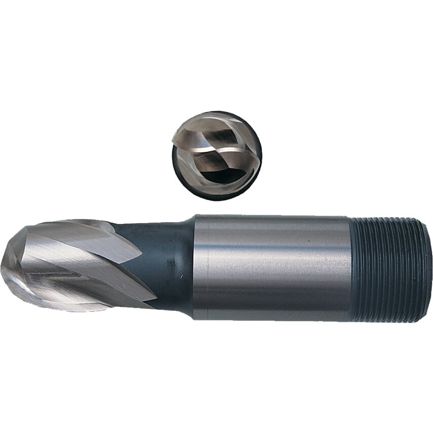 5.00MM HSS 2 Flute Threaded Shank Ball Nose Short Series Slot Drills